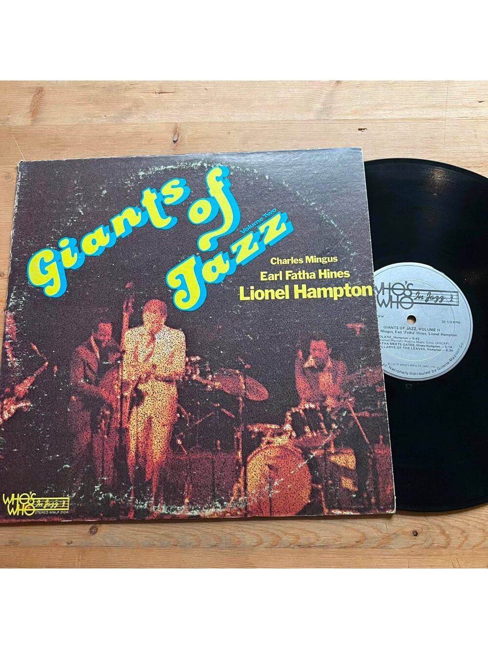 Various - Giants of Jazz Volume Two 33rpm VG+ VR27